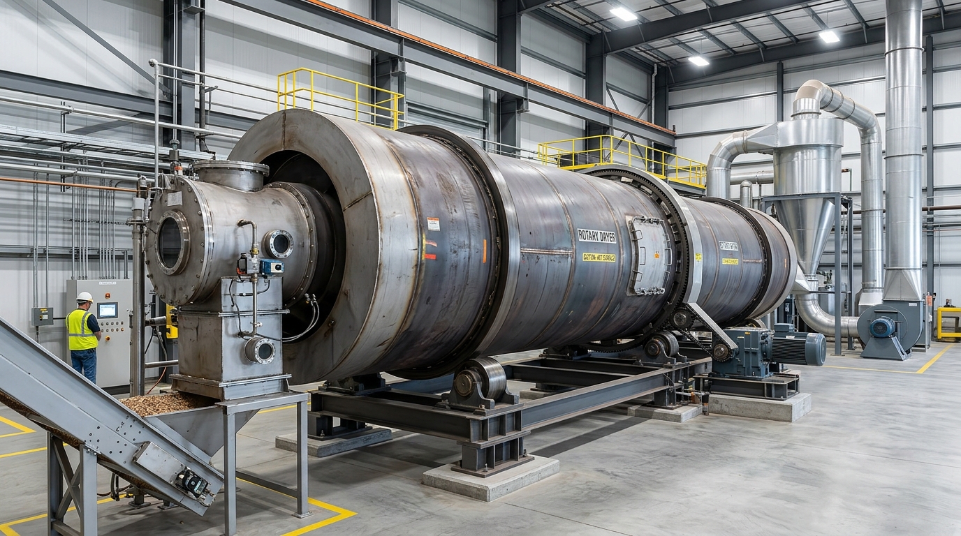 Biomass ROTARY DRYER – DRUM TYPE