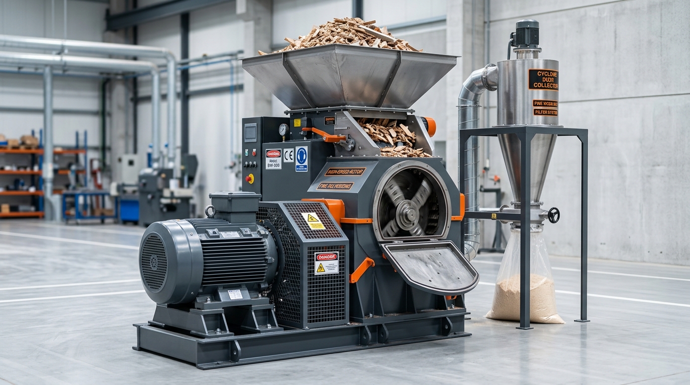 Biomass Wood Dust Machine